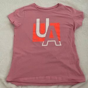 An XL girls t-shirt that has been lightly used and still in pristine condition